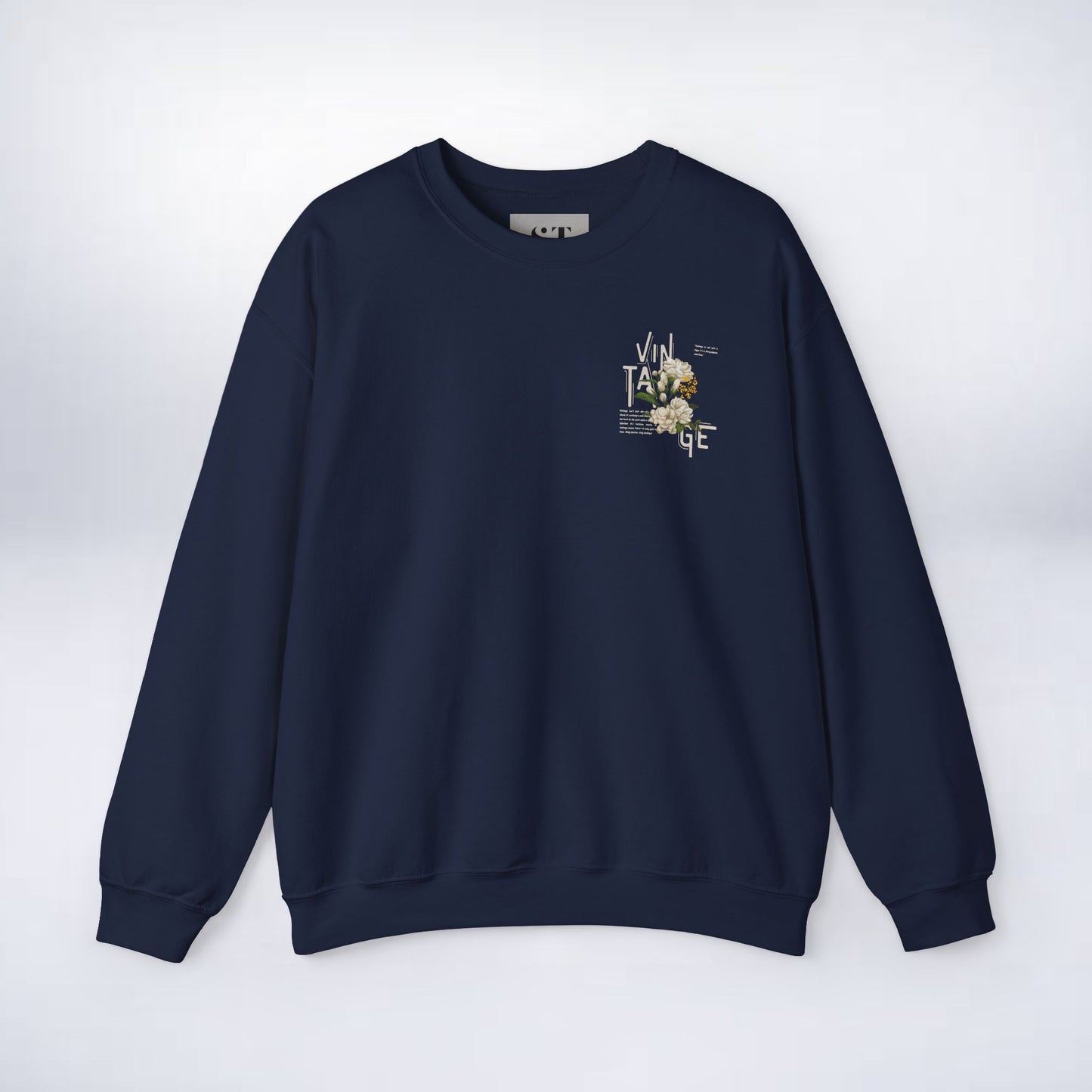 Vintage Floral Crewneck Sweatshirt