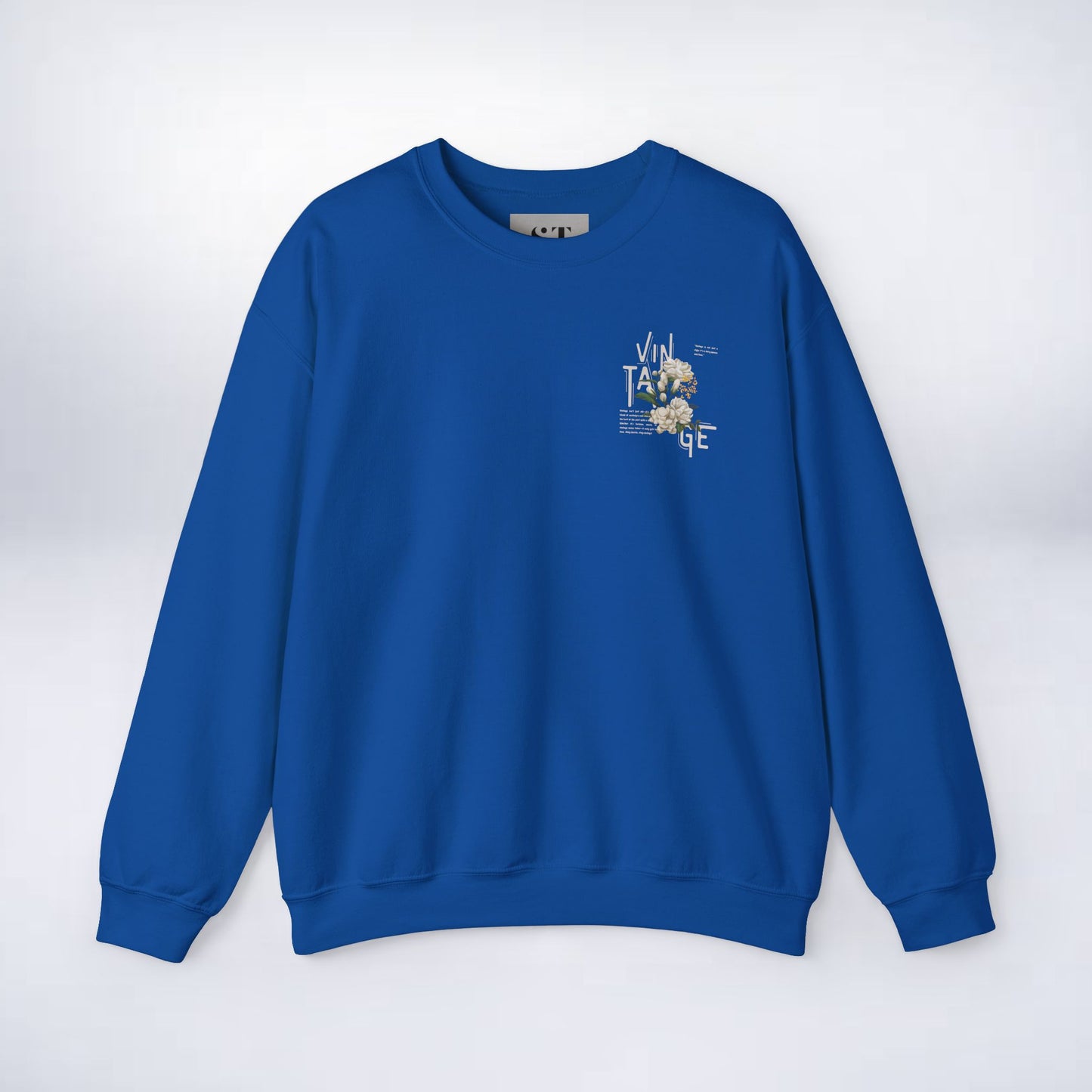 Vintage Floral Crewneck Sweatshirt