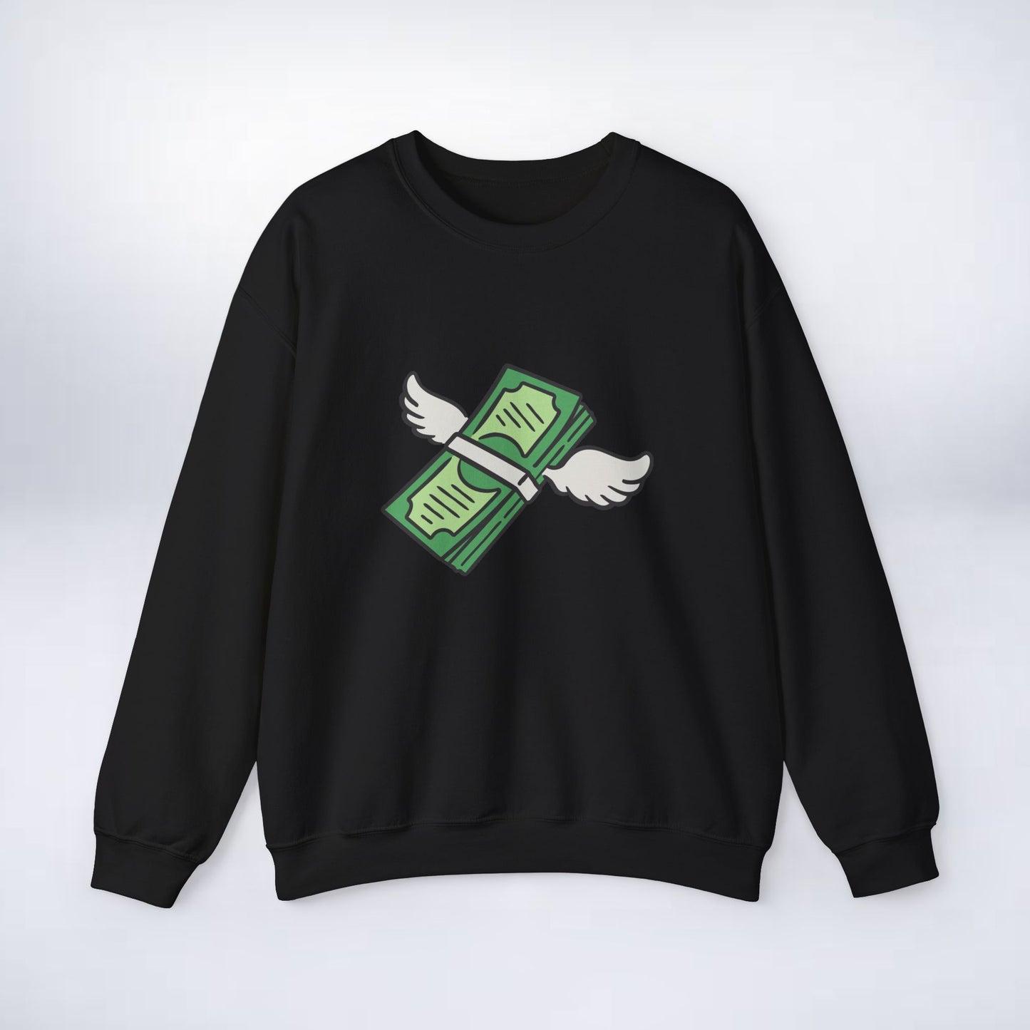 Unisex Stack The Cash Sweatshirt (Money stacks) Sleek Tee