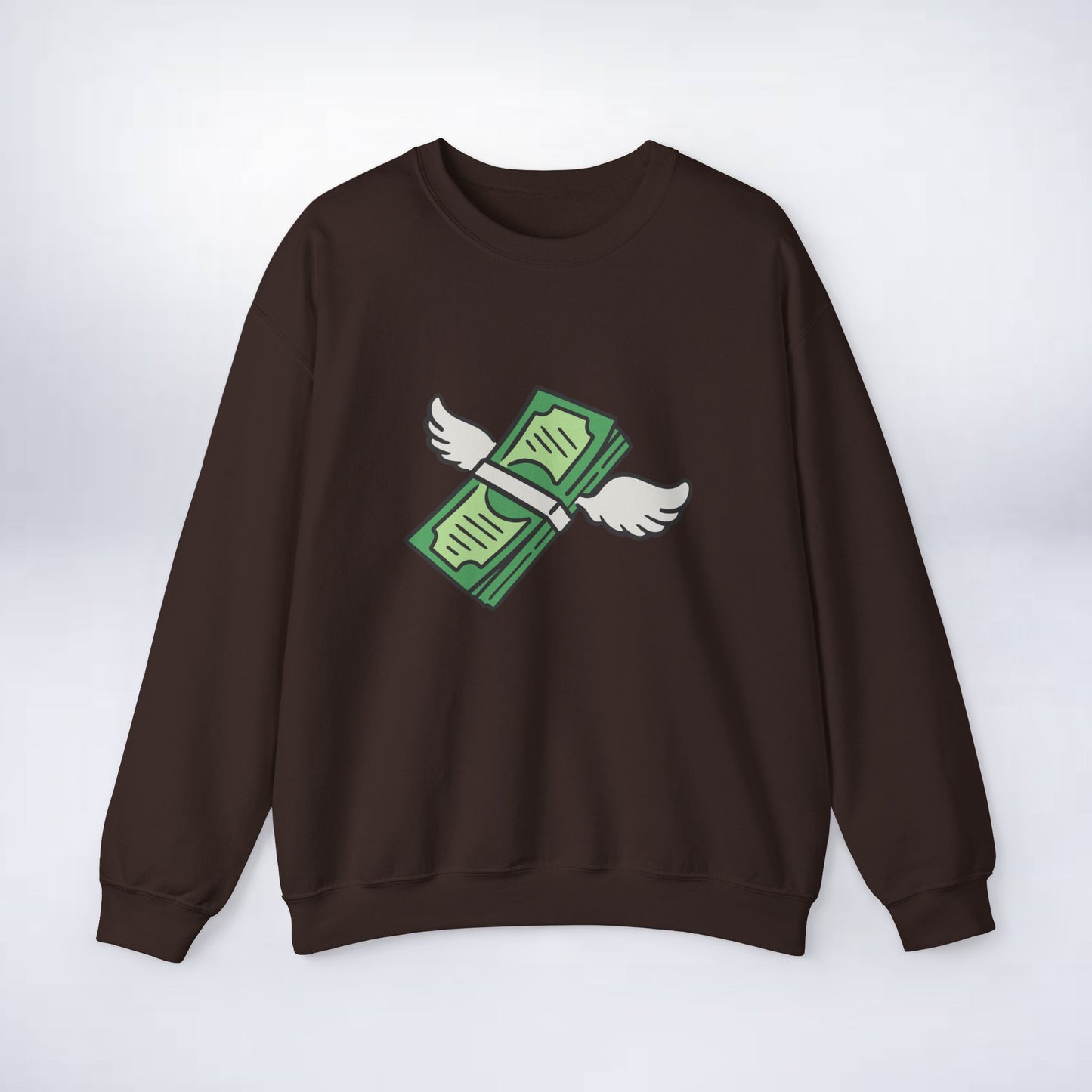Unisex Stack The Cash Sweatshirt (Money stacks) Sleek Tee