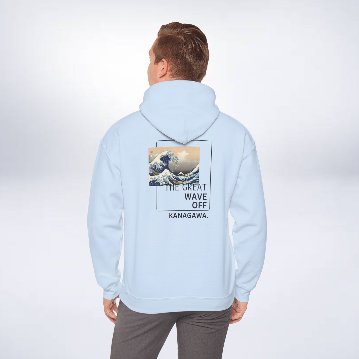 Wave hoodie . (THE GREAT WAVE OFF KANAGAWA) Sleek Tee
