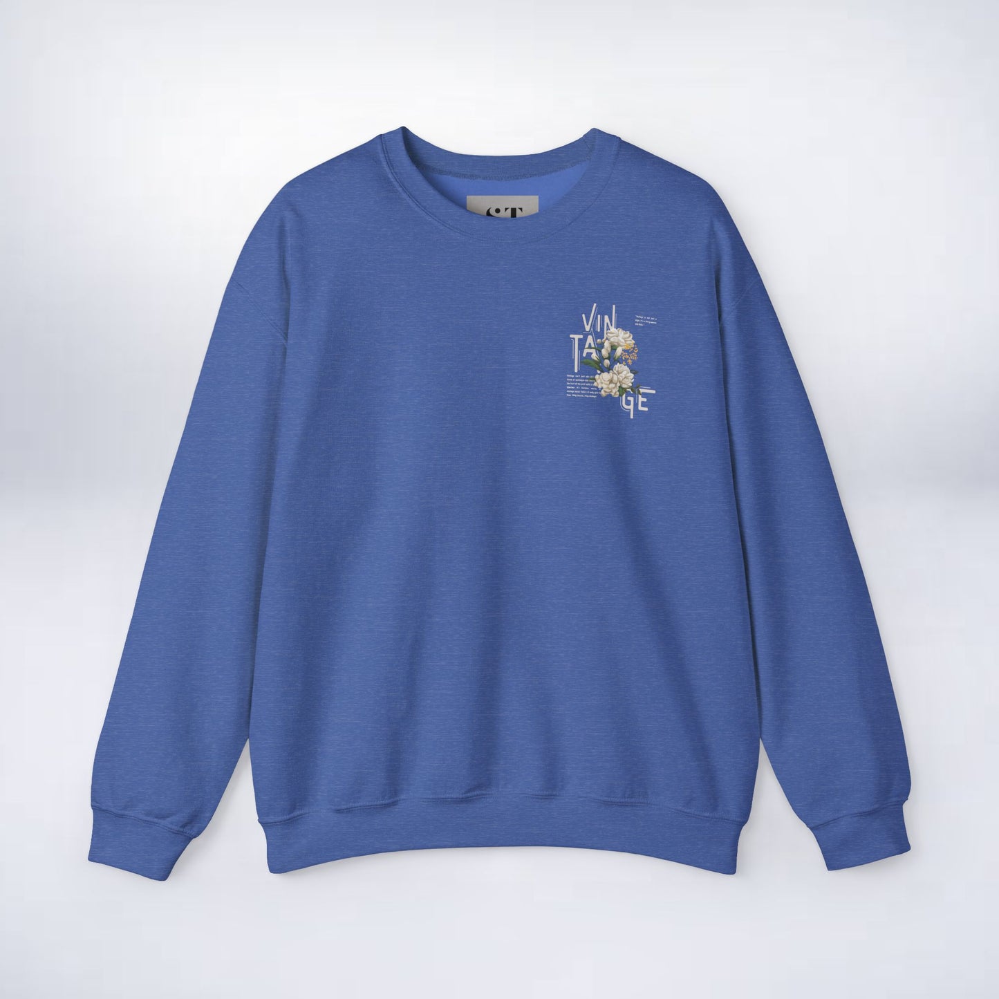Vintage Floral Crewneck Sweatshirt