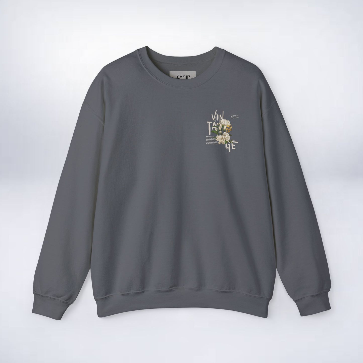 Vintage Floral Crewneck Sweatshirt