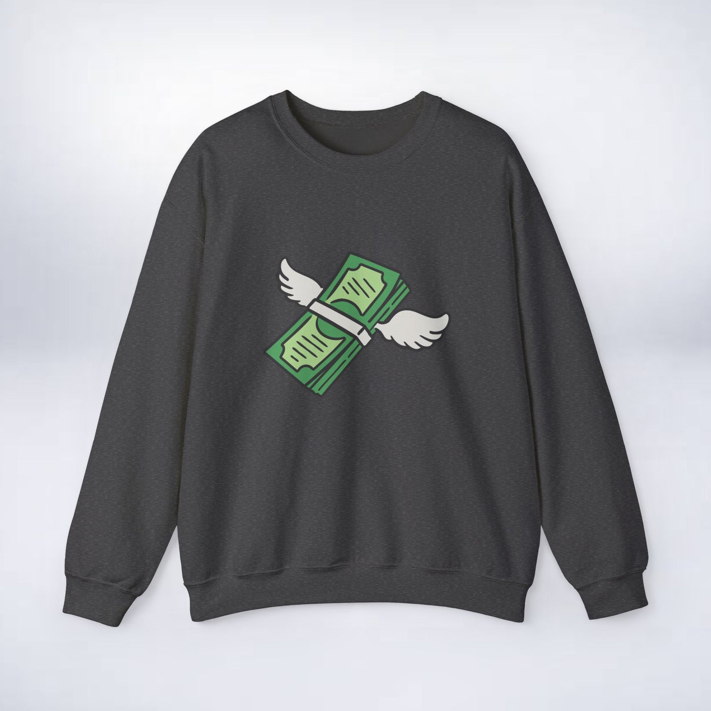 Unisex Stack The Cash Sweatshirt (Money stacks) Sleek Tee