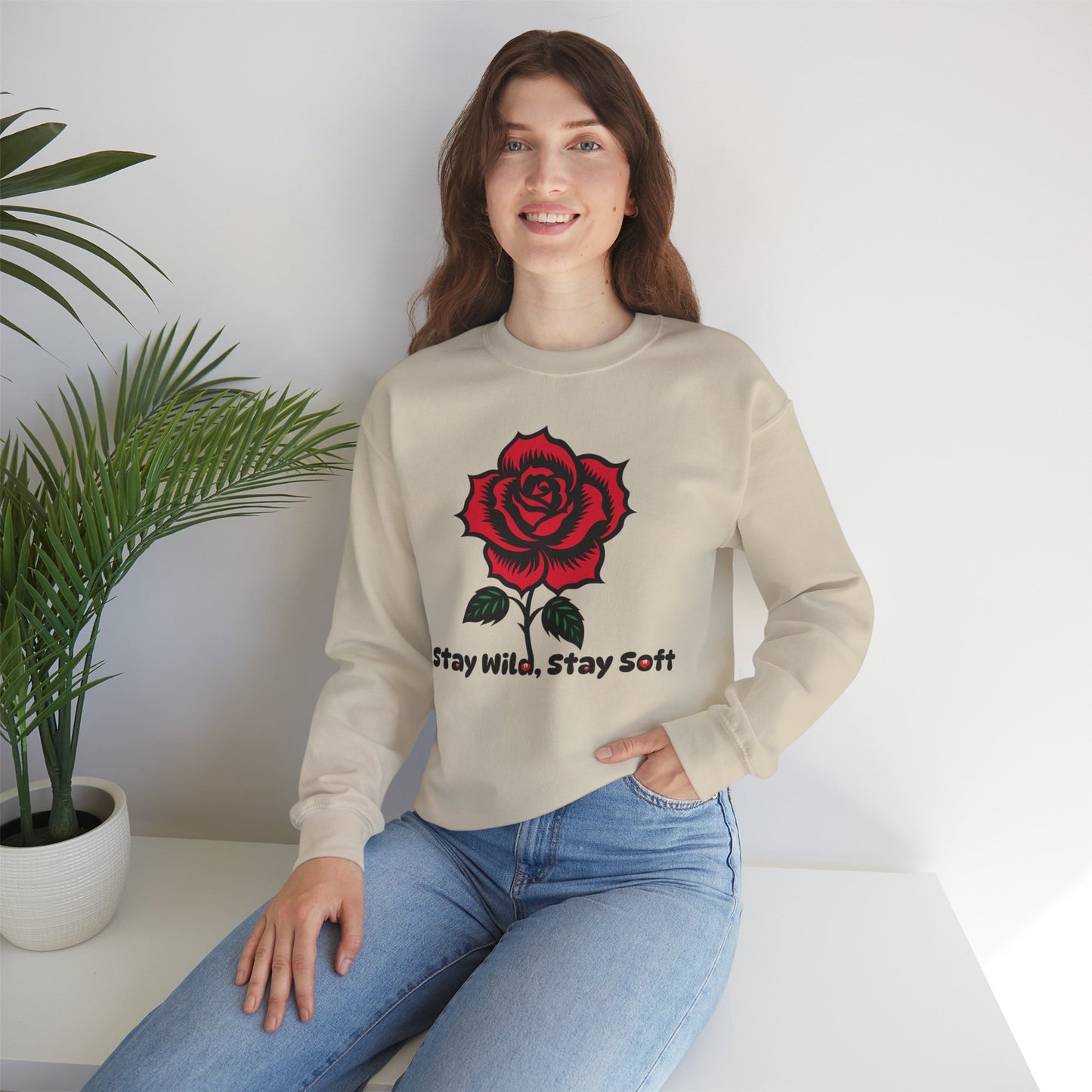 Rose Design Sweatshirt