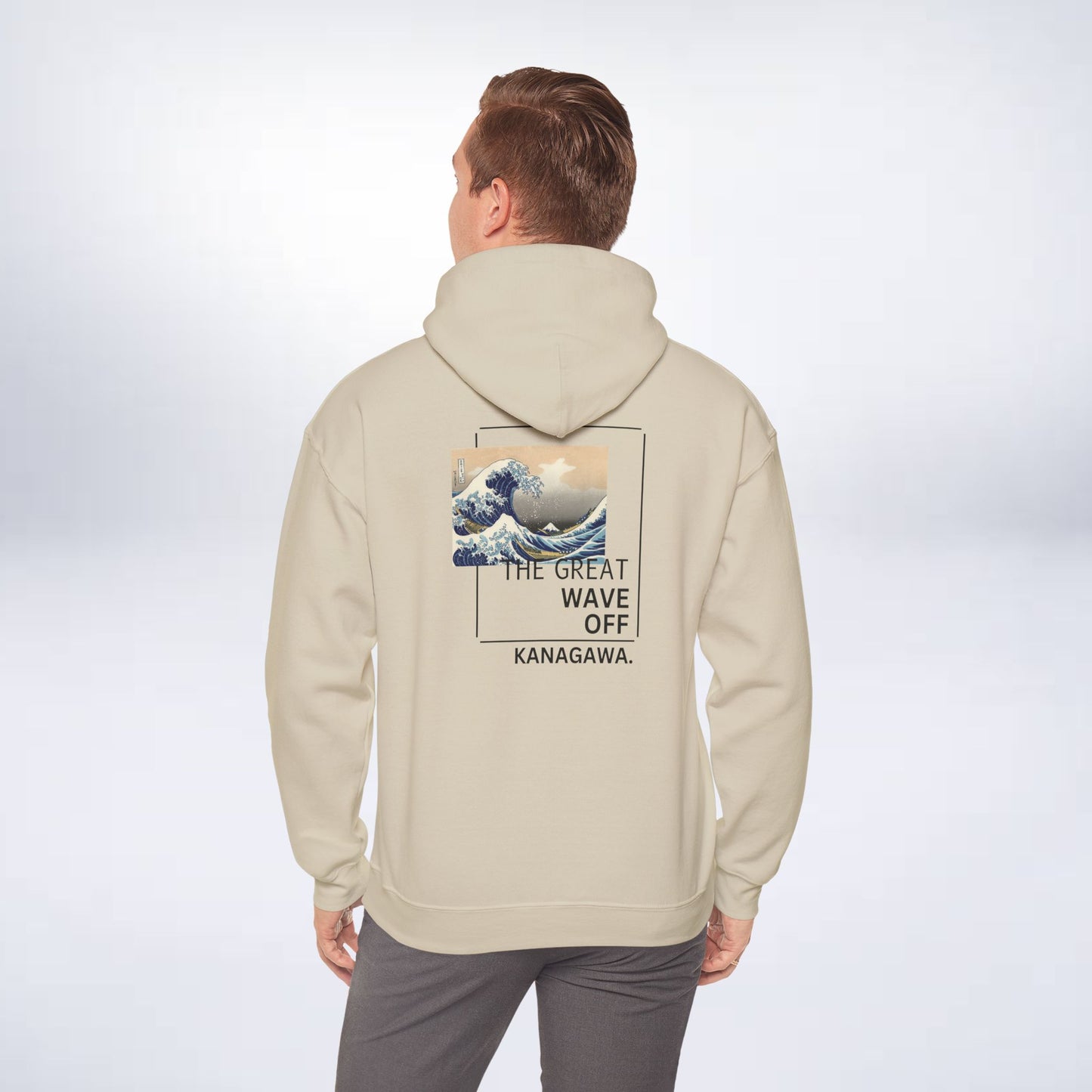 Wave hoodie . (THE GREAT WAVE OFF KANAGAWA) Sleek Tee