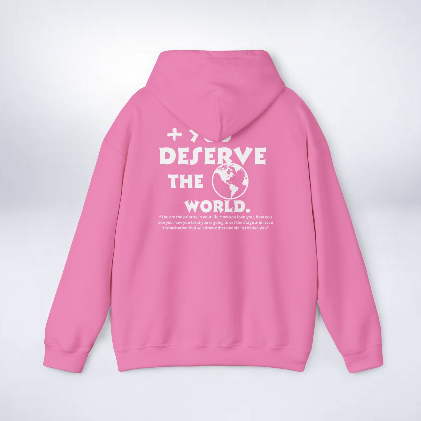 Unisex Hoodie (You Deserve The World ) Sleek Tee