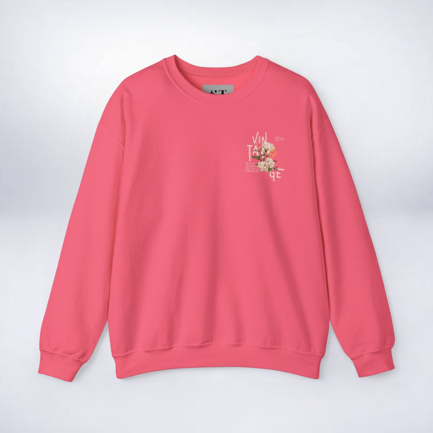 Vintage Floral Crewneck Sweatshirt