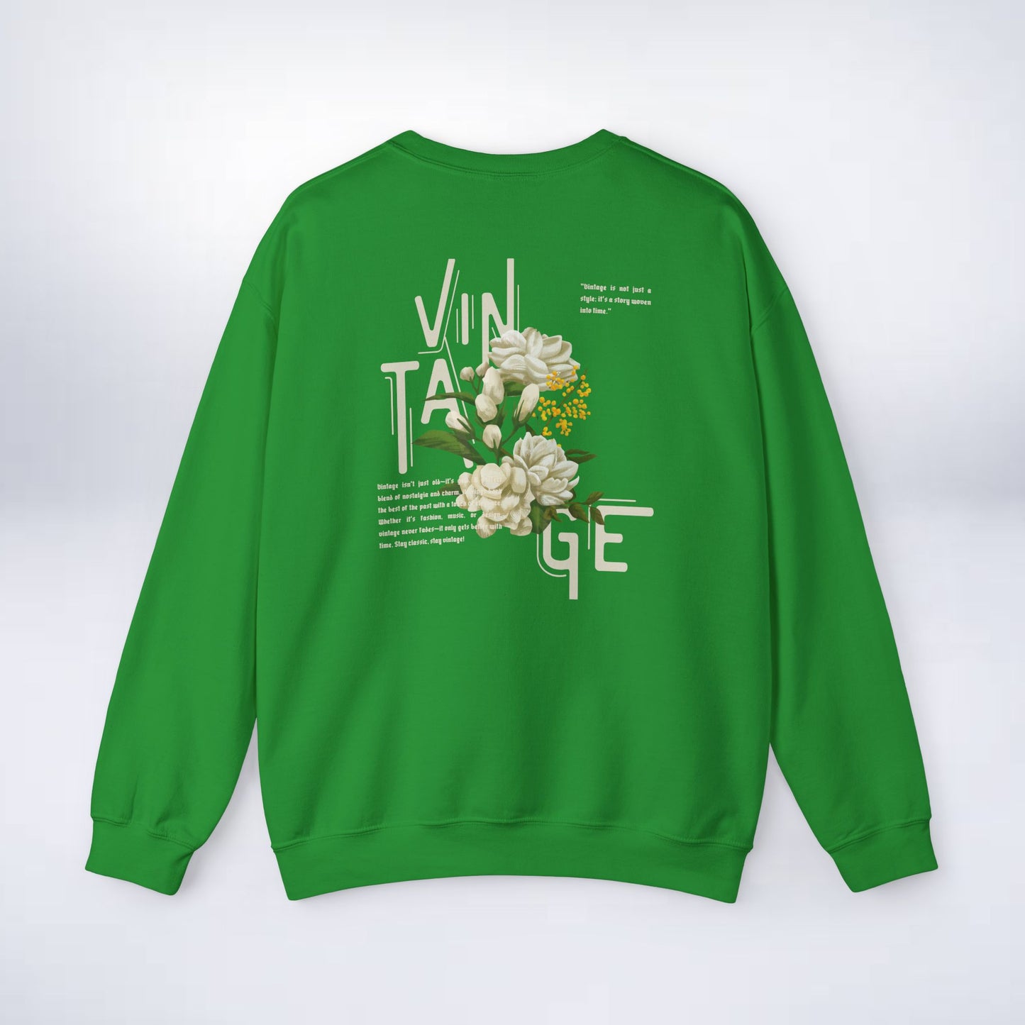 Vintage Floral Crewneck Sweatshirt