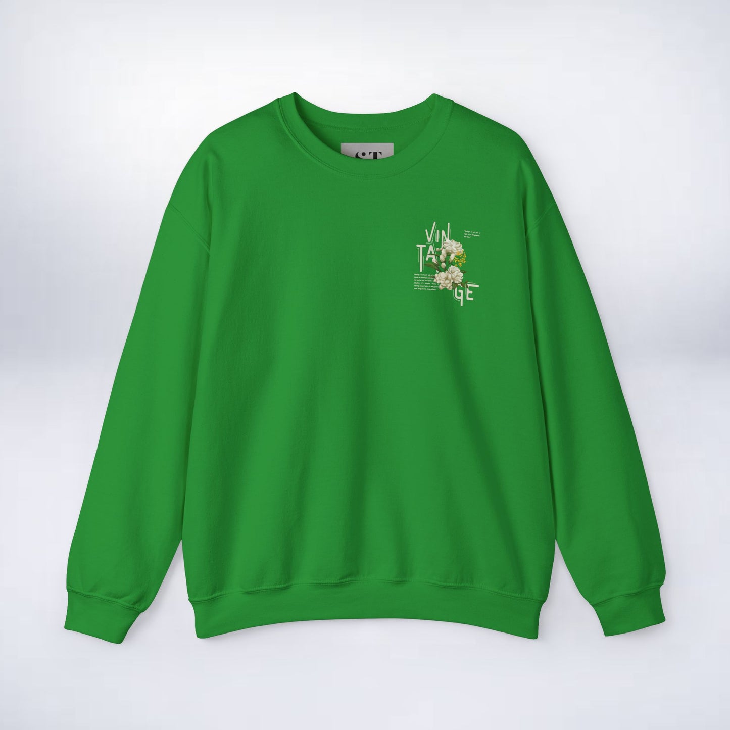 Vintage Floral Crewneck Sweatshirt