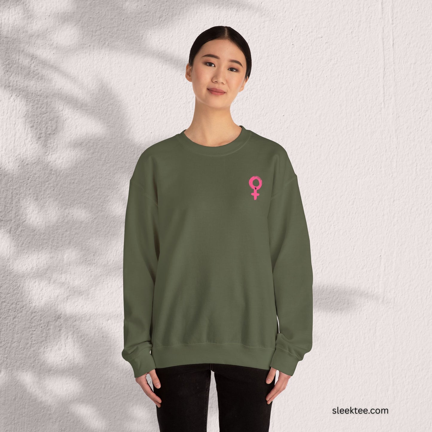 Female symbol both side printed Sweatshirt