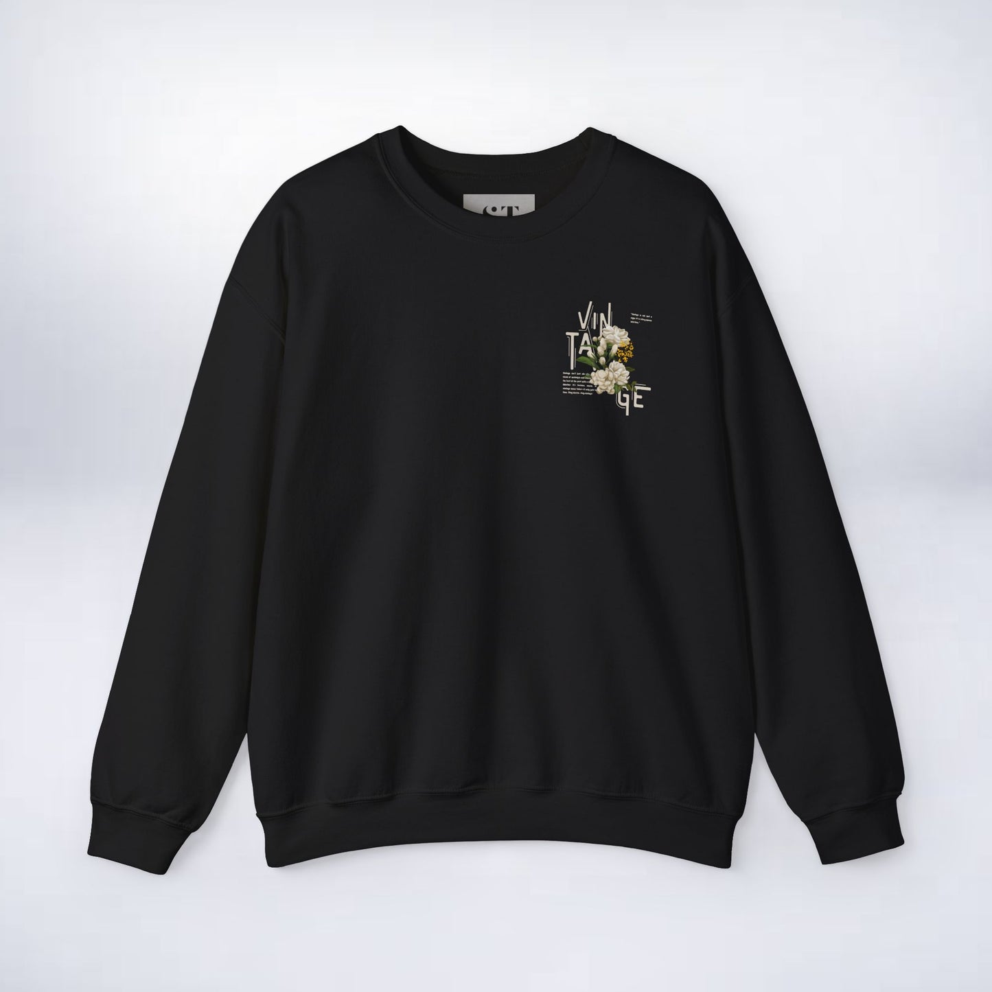 Vintage Floral Crewneck Sweatshirt