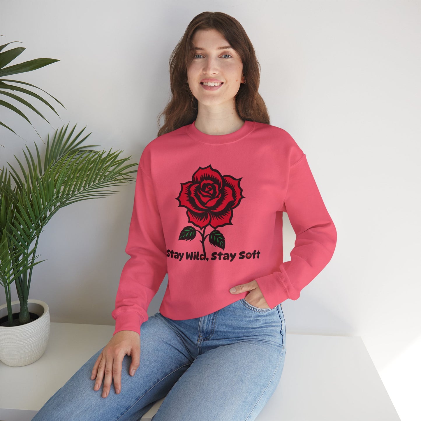 Rose Design Sweatshirt