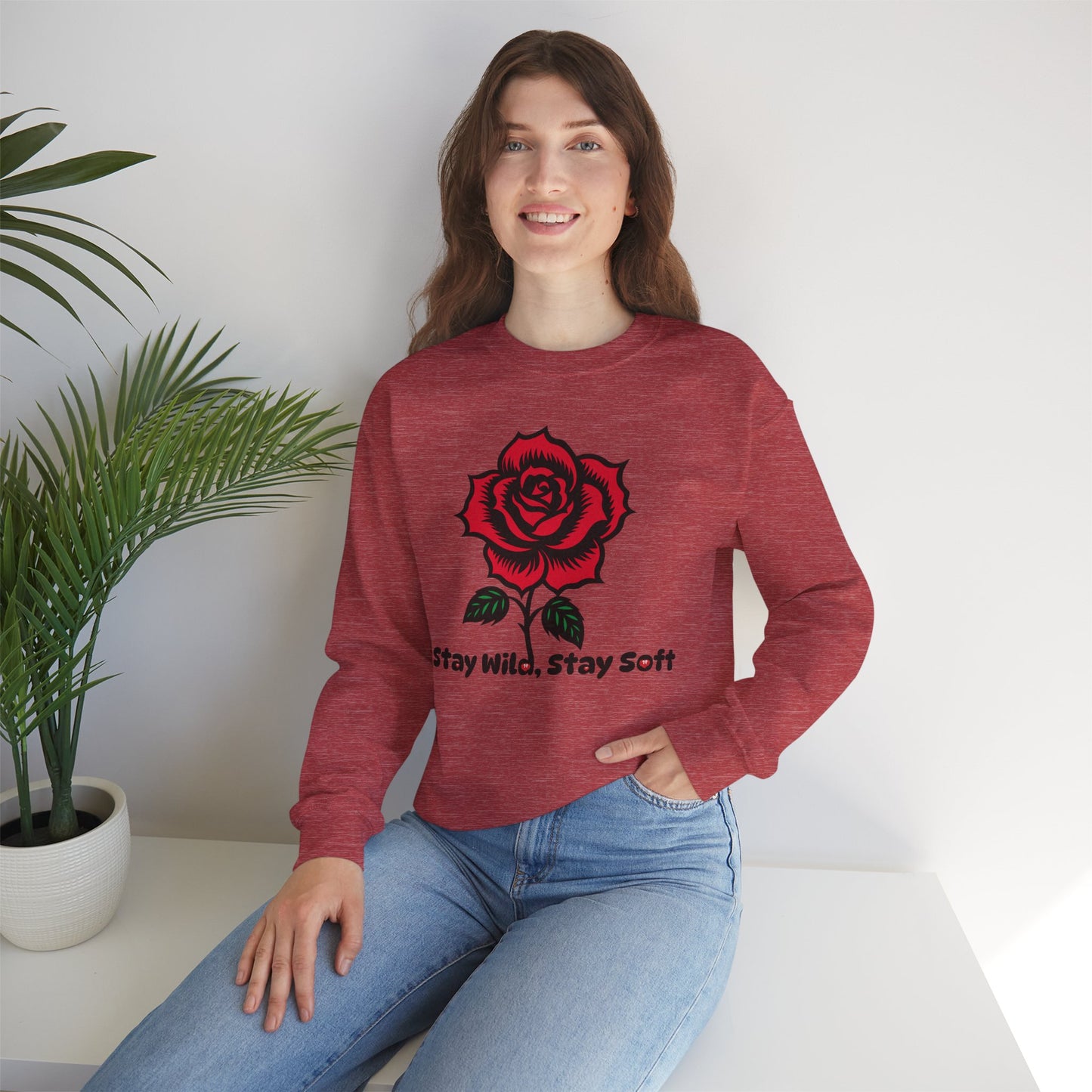 Rose Design Sweatshirt