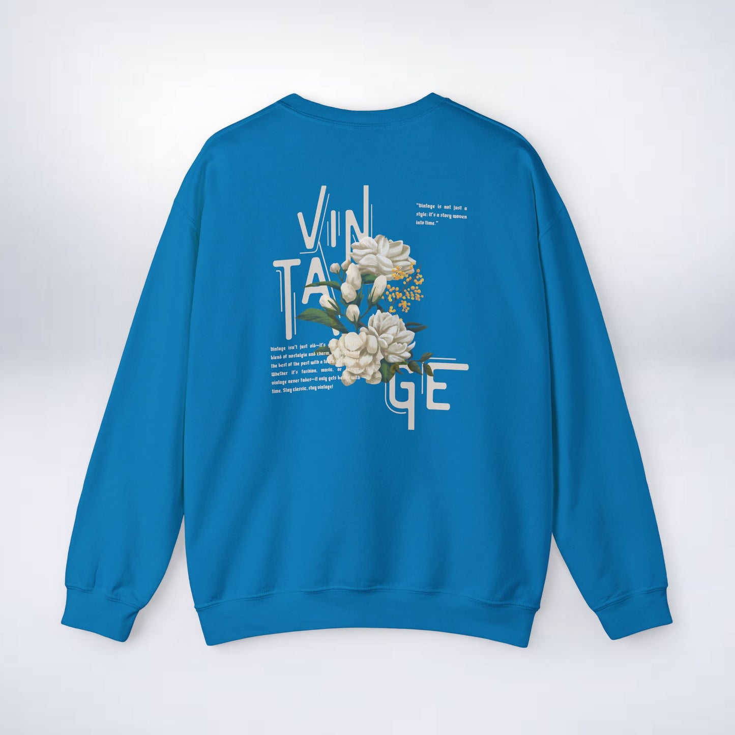 Vintage Floral Crewneck Sweatshirt