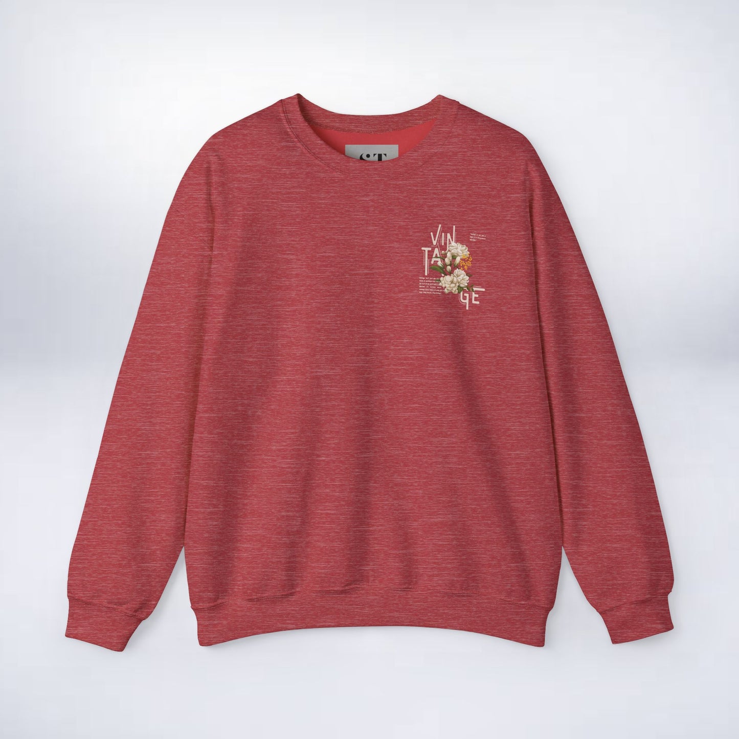 Vintage Floral Crewneck Sweatshirt