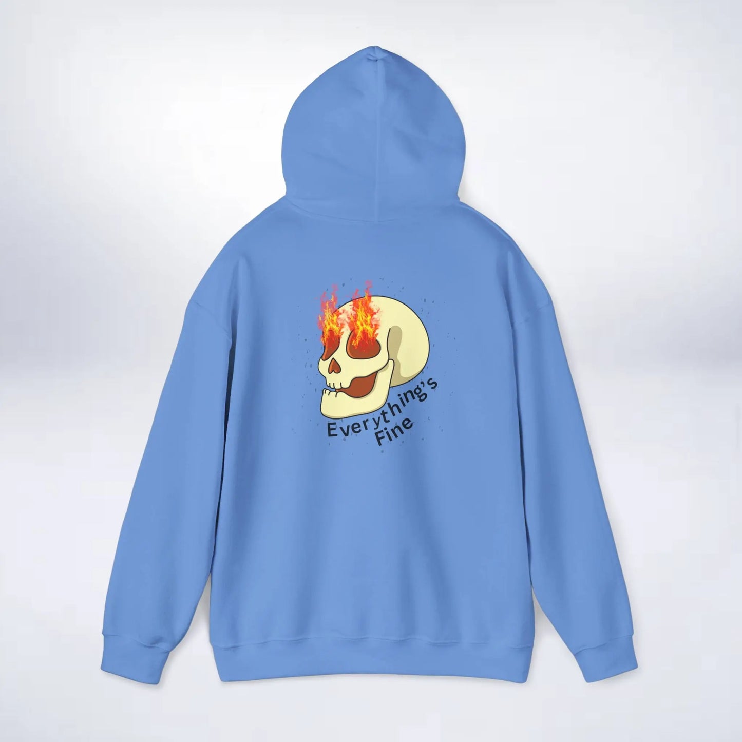 Unisex Skeleton Hoodie (Every thing is fine) Sleek Tee