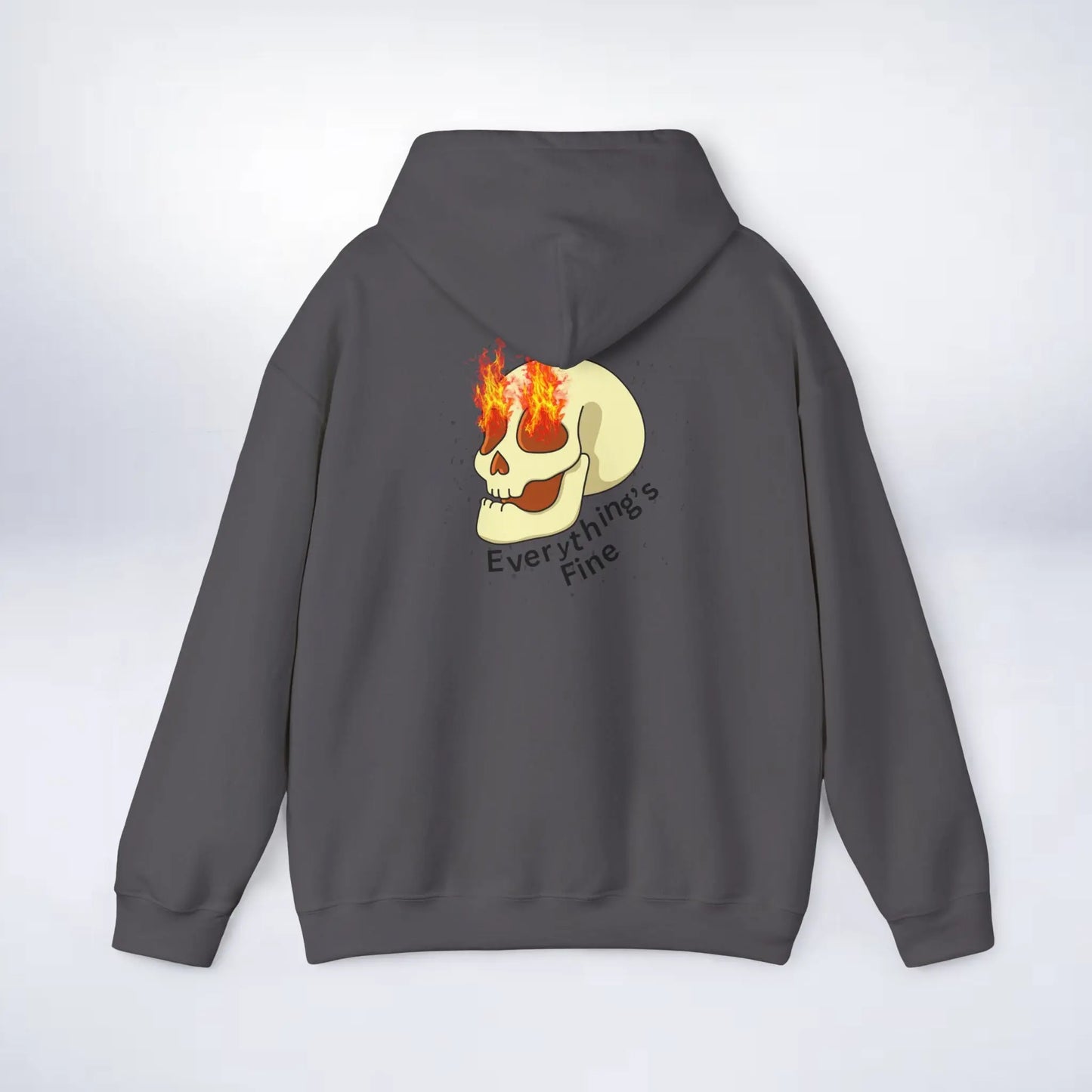 Unisex Skeleton Hoodie (Every thing is fine) Sleek Tee