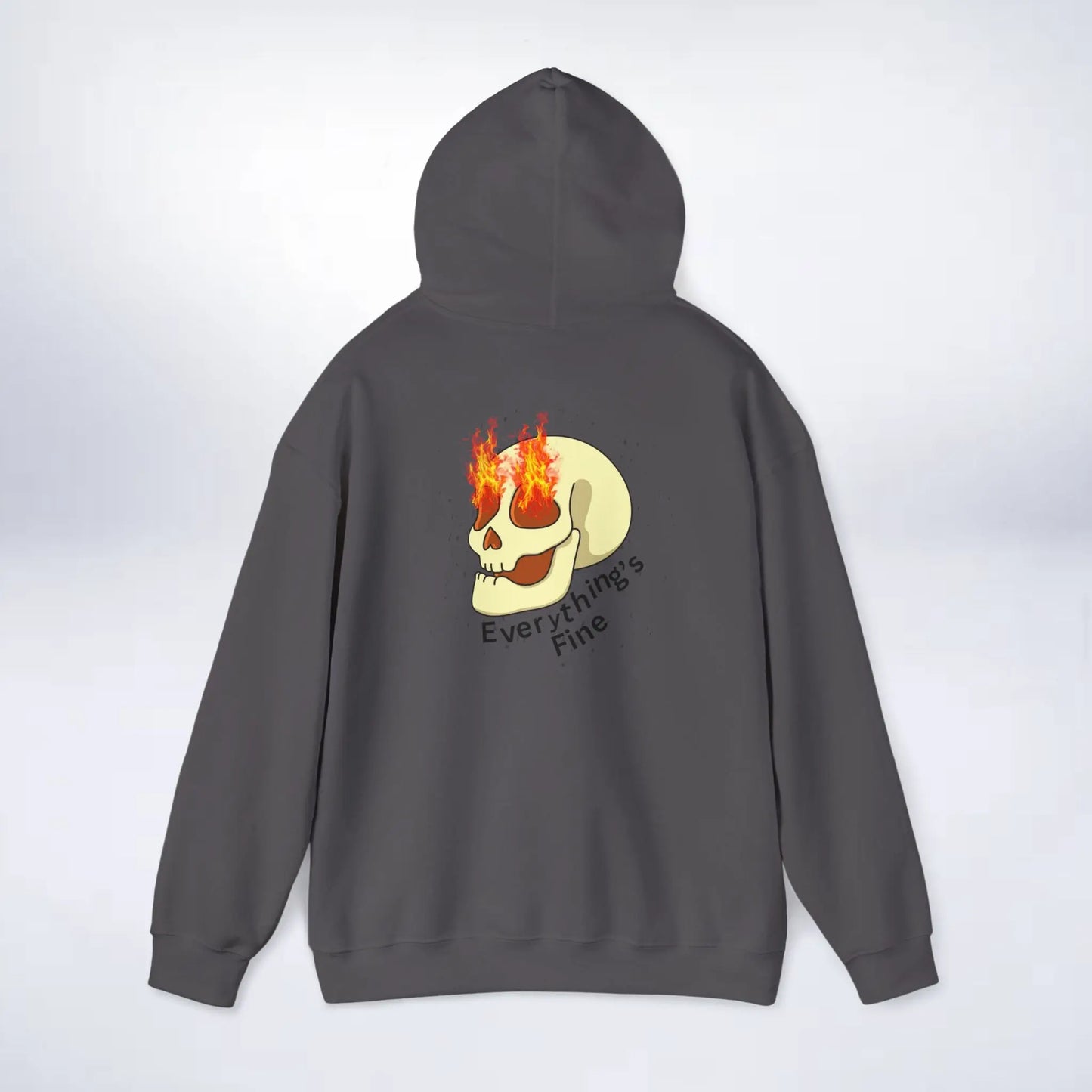 Unisex Skeleton Hoodie (Every thing is fine) Sleek Tee
