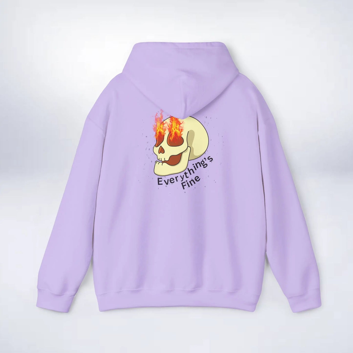 Unisex Skeleton Hoodie (Every thing is fine) Sleek Tee