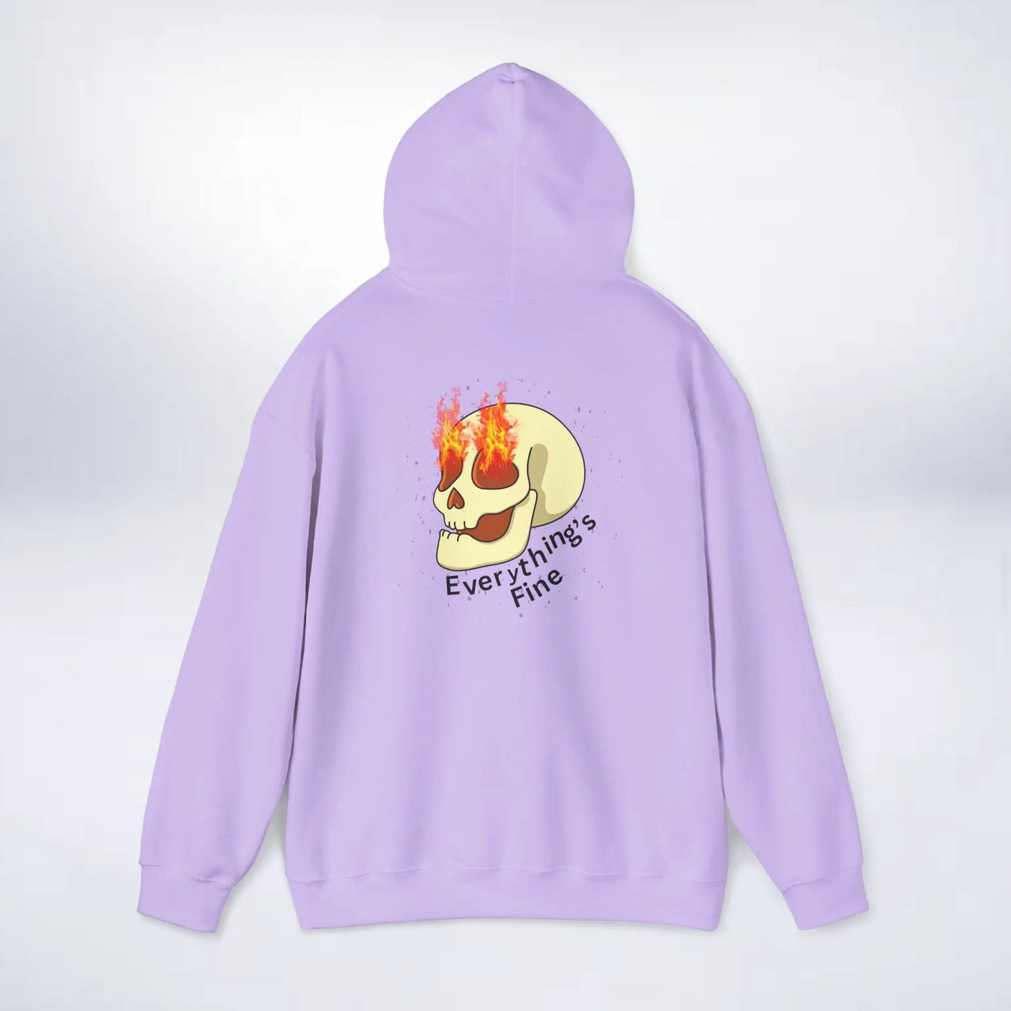 Unisex Skeleton Hoodie (Every thing is fine) Sleek Tee