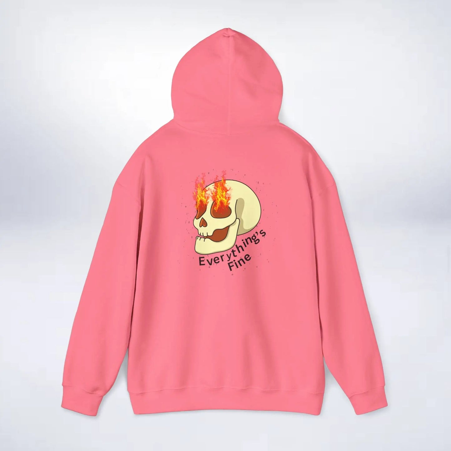 Unisex Skeleton Hoodie (Every thing is fine) Sleek Tee