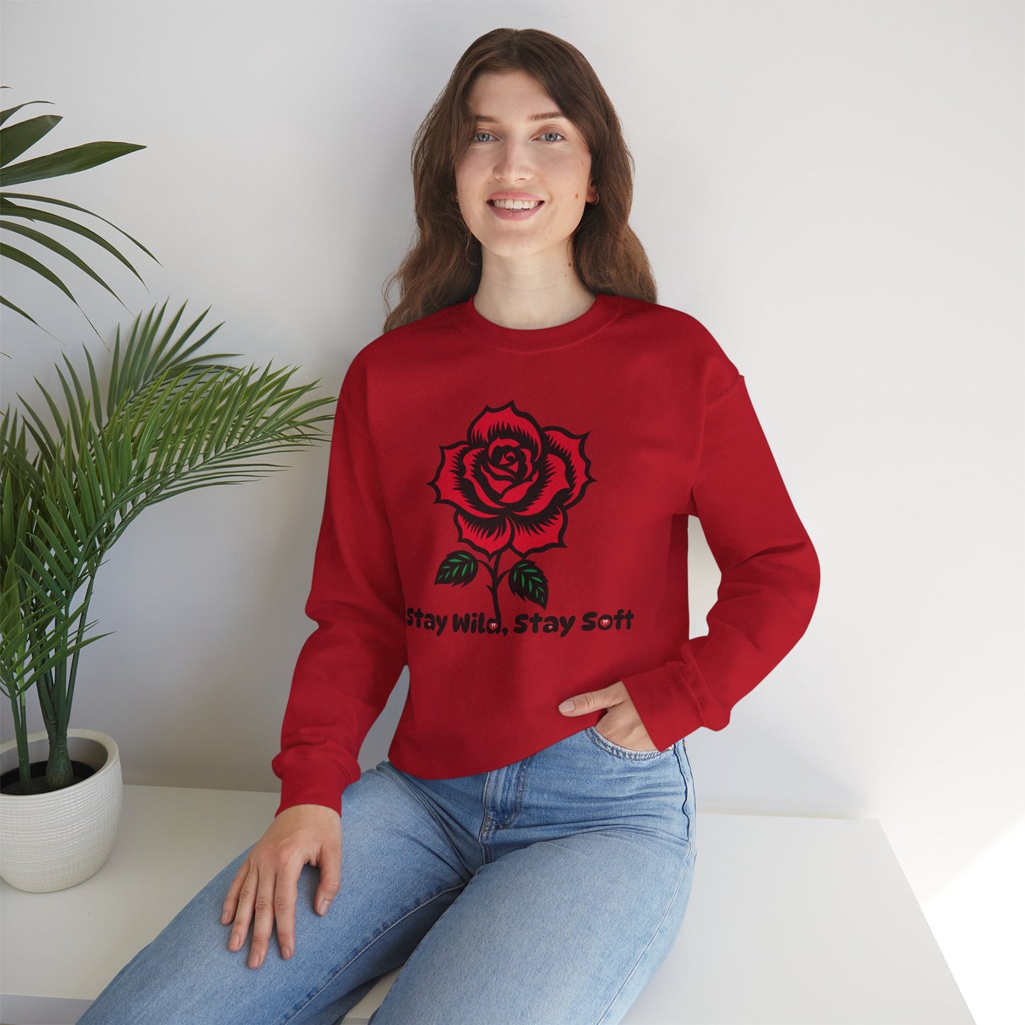 Rose Design Sweatshirt