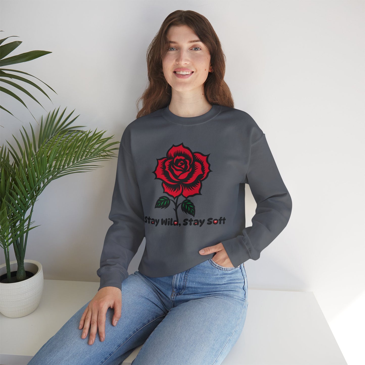 Rose Design Sweatshirt