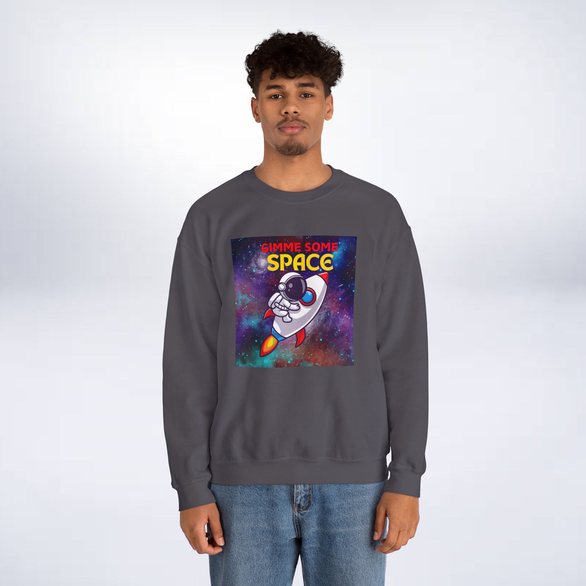 Unisex Space Sweatshirt (Gimme some space) Sleek Tee