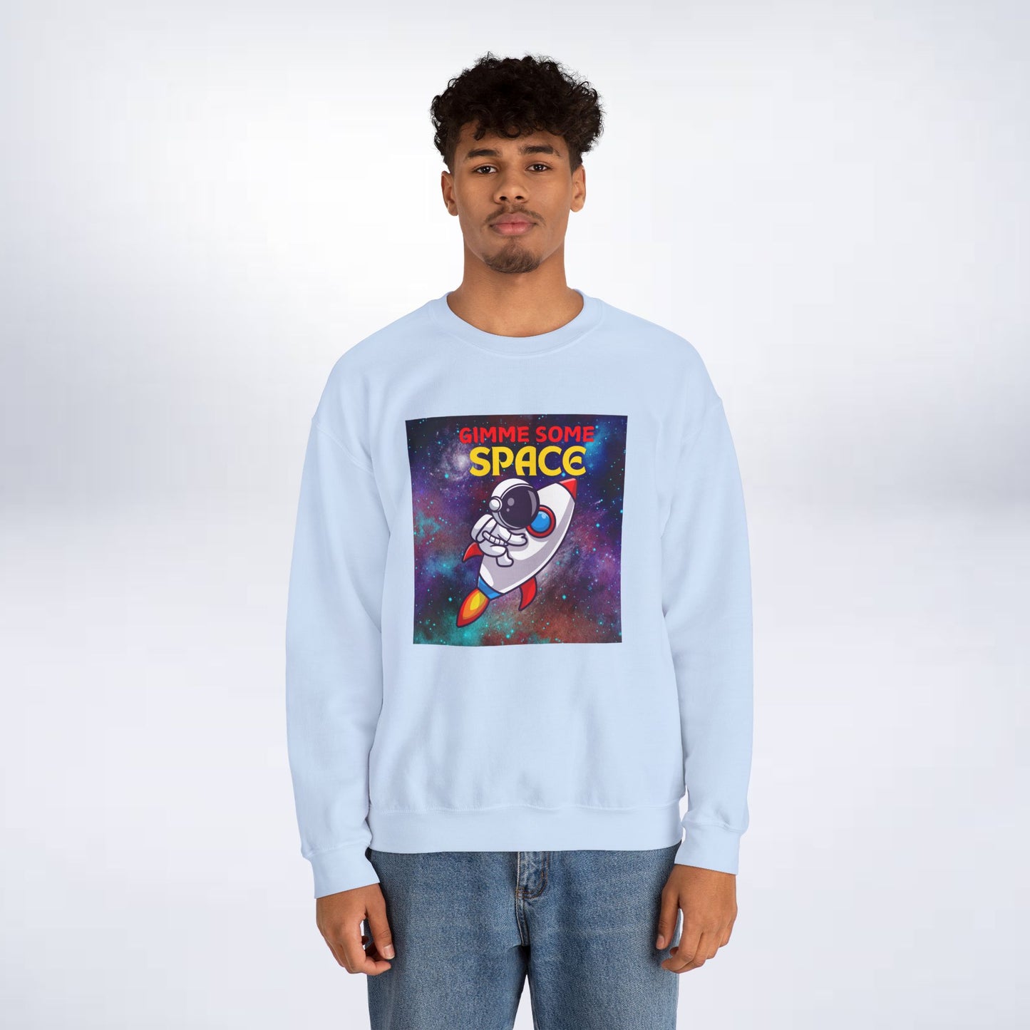 Unisex Space Sweatshirt (Gimme some space) Sleek Tee