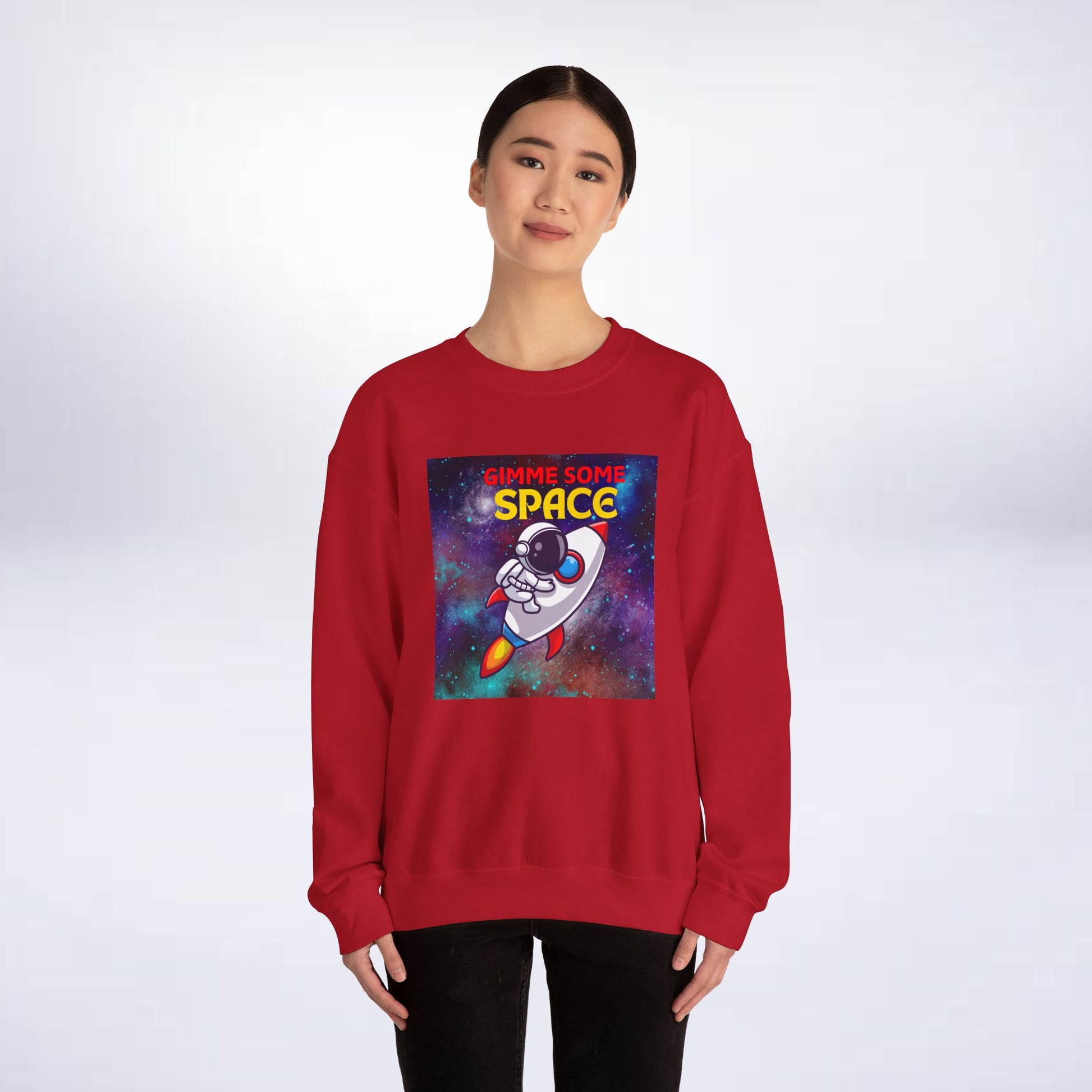 Unisex Space Sweatshirt (Gimme some space) Sleek Tee