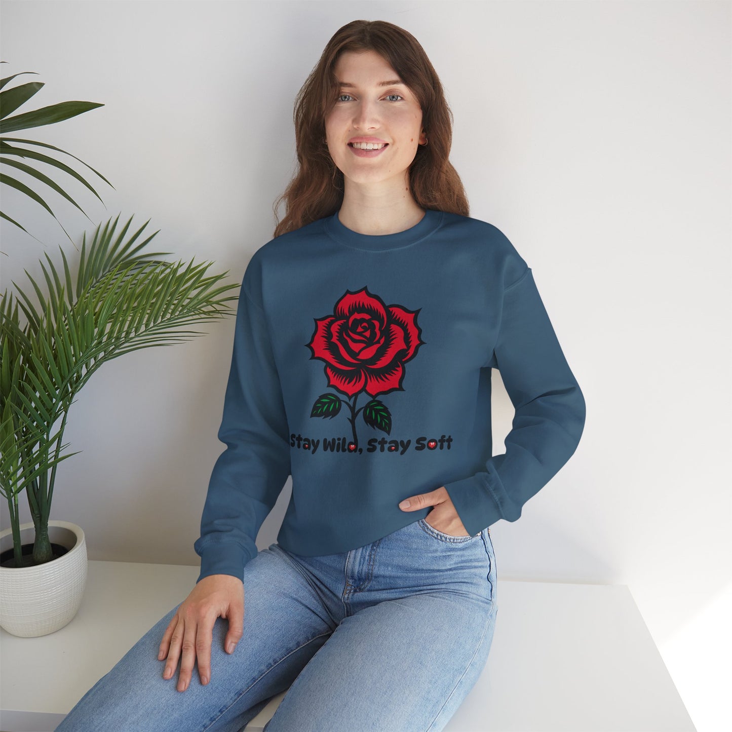 Rose Design Sweatshirt