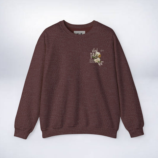 Vintage Floral Crewneck Sweatshirt