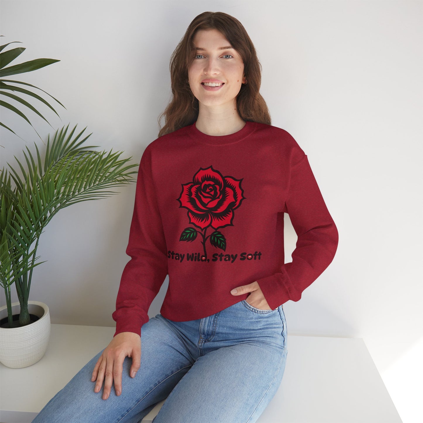 Rose Design Sweatshirt