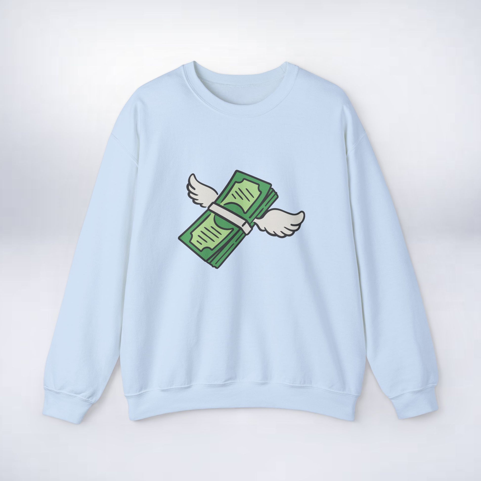 Unisex Stack The Cash Sweatshirt (Money stacks) Sleek Tee