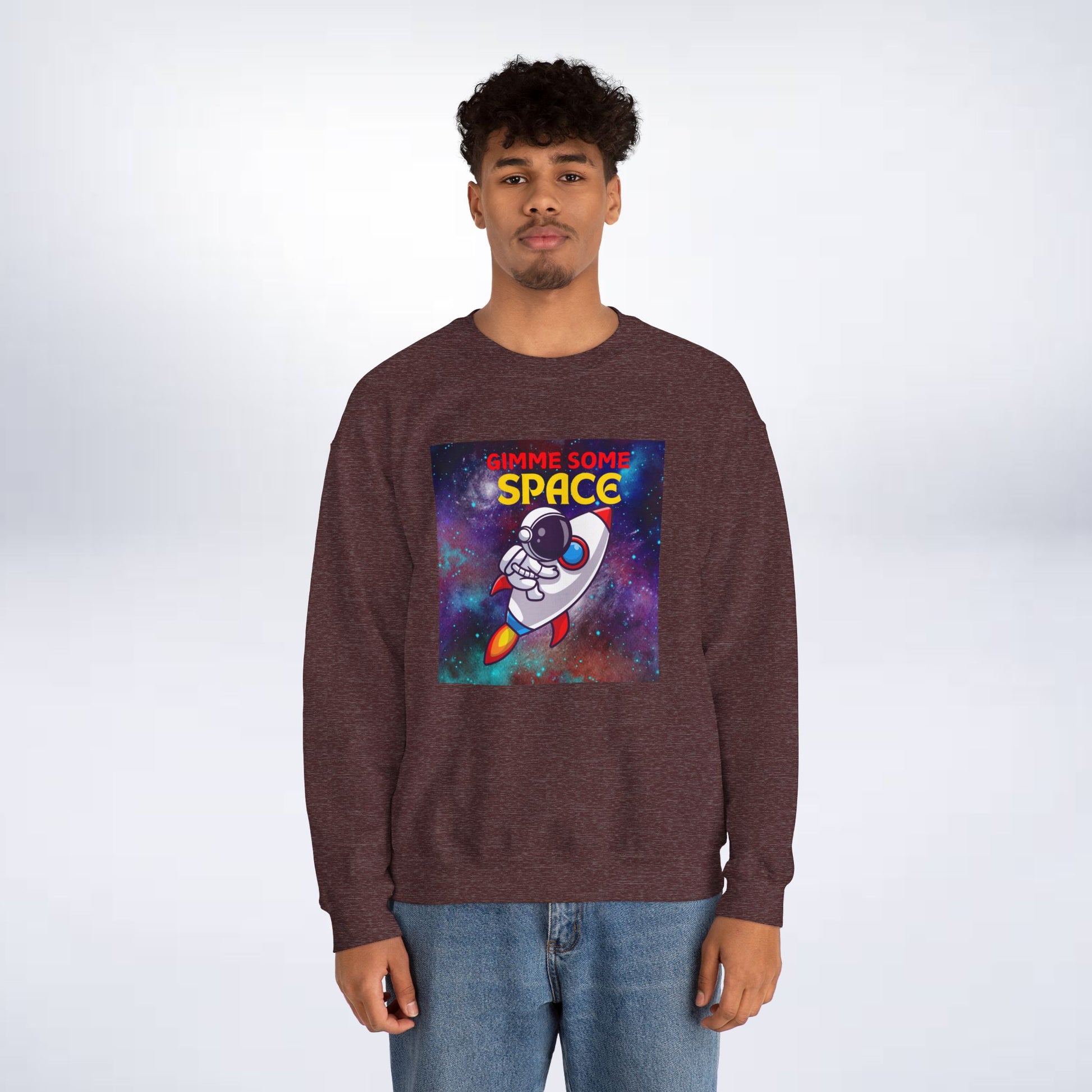 Unisex Space Sweatshirt (Gimme some space) Sleek Tee