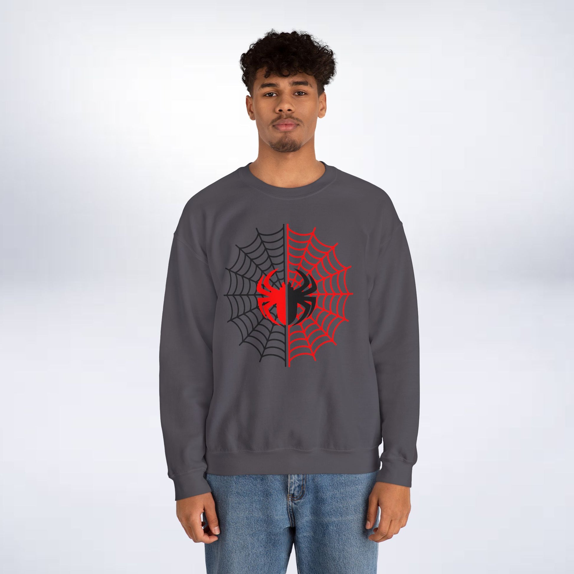 Spider Man Sweatshirt 🕷️💥”(spiderman hooded sweatshirt) Sleek Tee