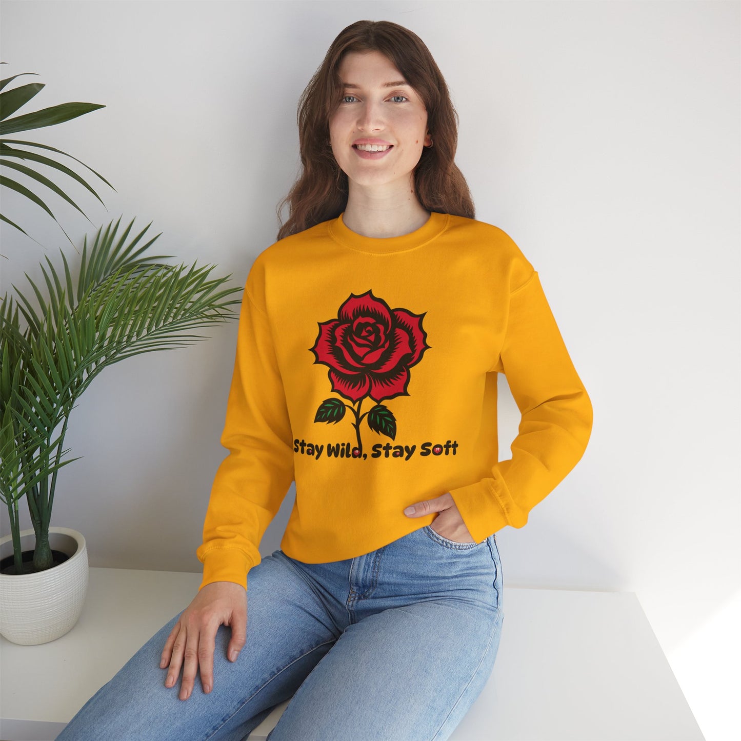 Rose Design Sweatshirt