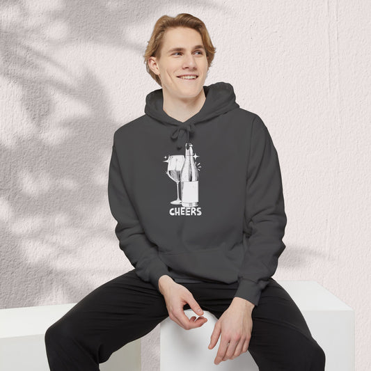 Cheers Unisex Garment-Dyed Hoodie