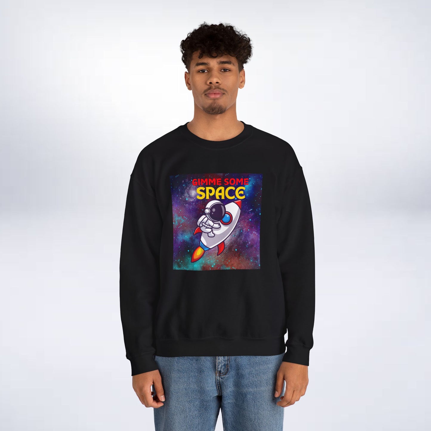 Unisex Space Sweatshirt (Gimme some space) Sleek Tee