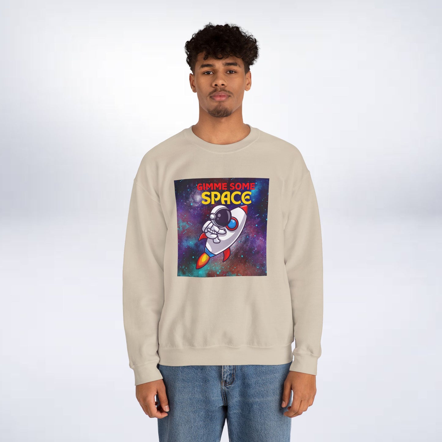 Unisex Space Sweatshirt (Gimme some space) Sleek Tee