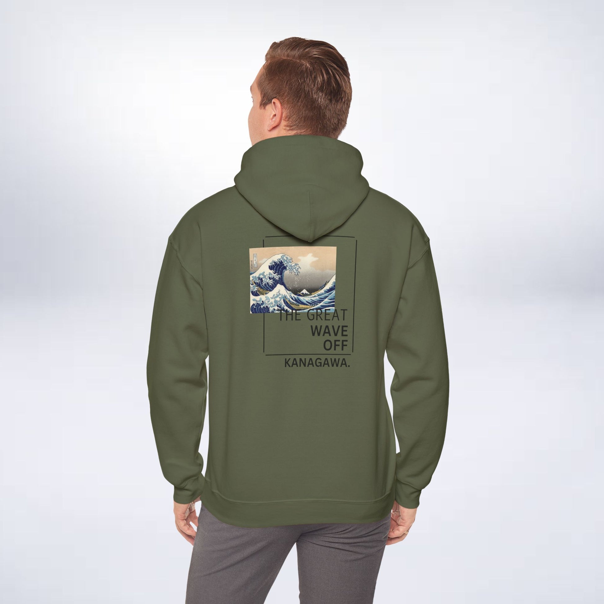 Wave hoodie . (THE GREAT WAVE OFF KANAGAWA) Sleek Tee