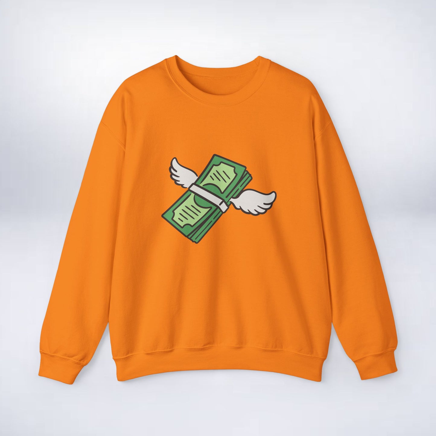 Unisex Stack The Cash Sweatshirt (Money stacks) Sleek Tee