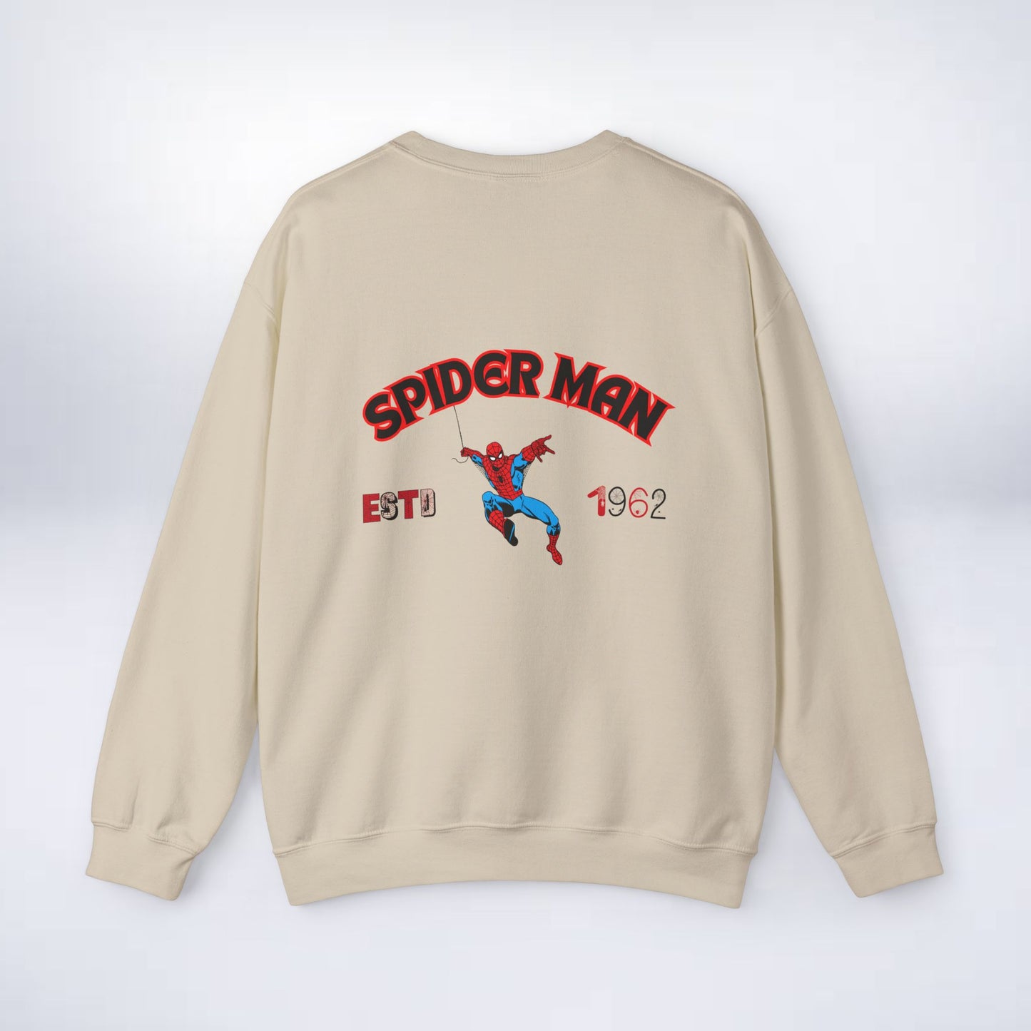 Spider Man Sweatshirt 🕷️💥”(spiderman hooded sweatshirt) Sleek Tee