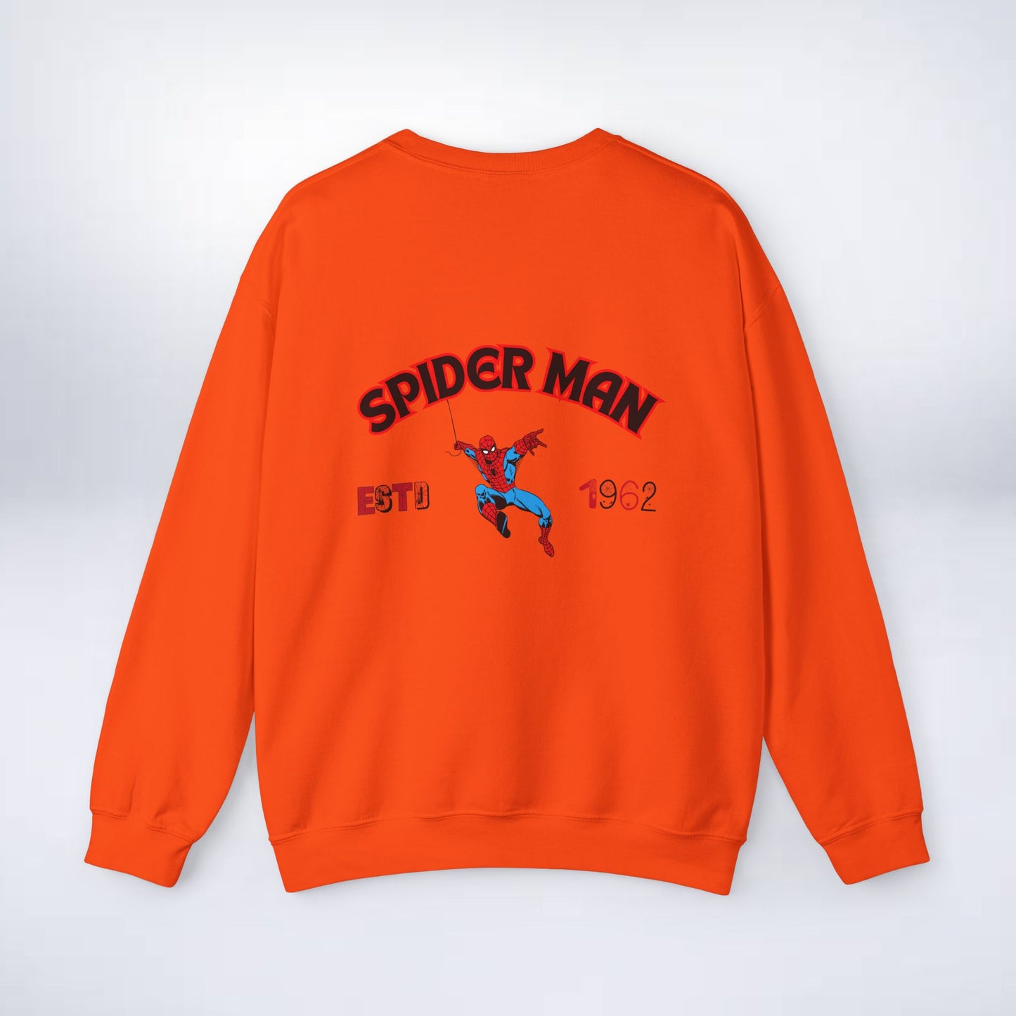 Spider Man Sweatshirt 🕷️💥”(spiderman hooded sweatshirt) Sleek Tee