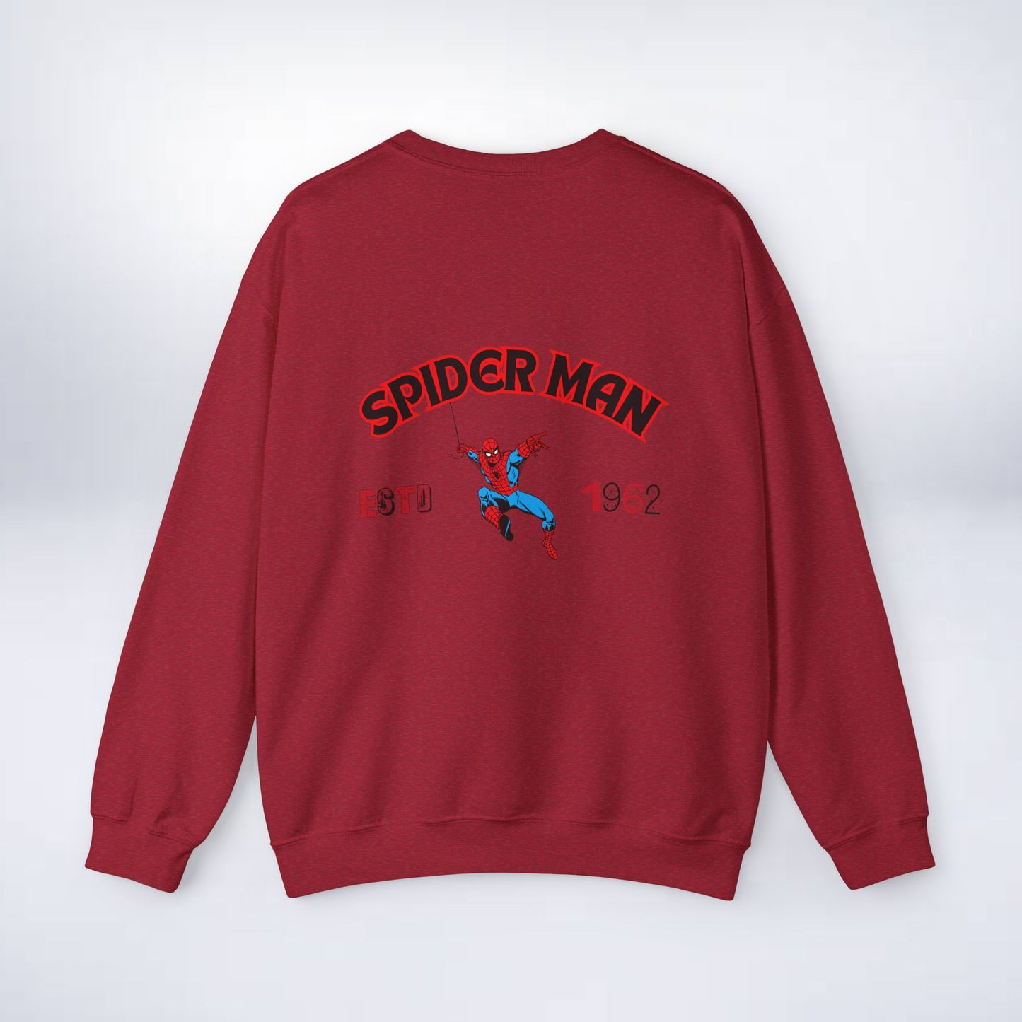 Spider Man Sweatshirt 🕷️💥”(spiderman hooded sweatshirt) Sleek Tee