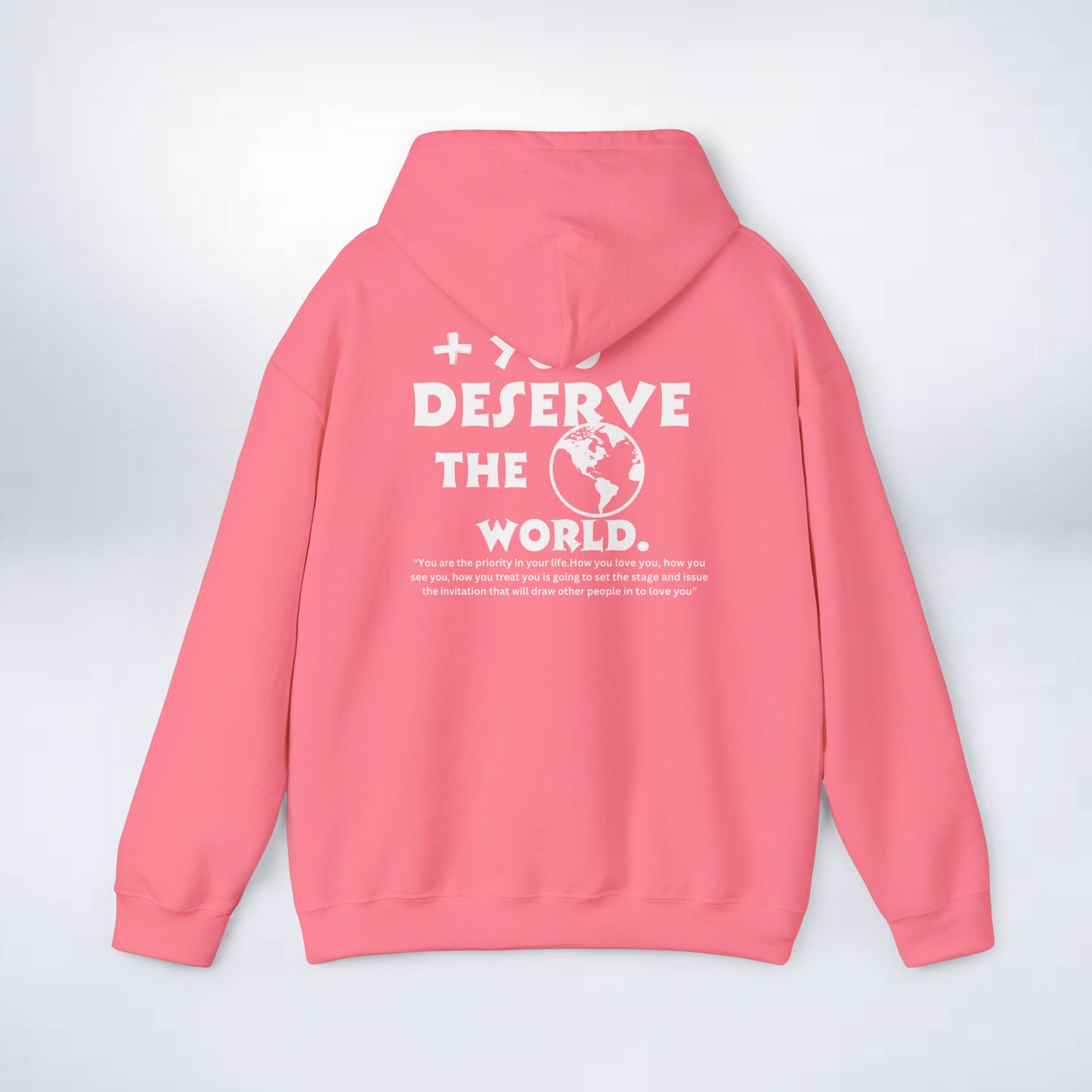 Unisex  Hoodie (You Deserve The World ) Sleek Tee