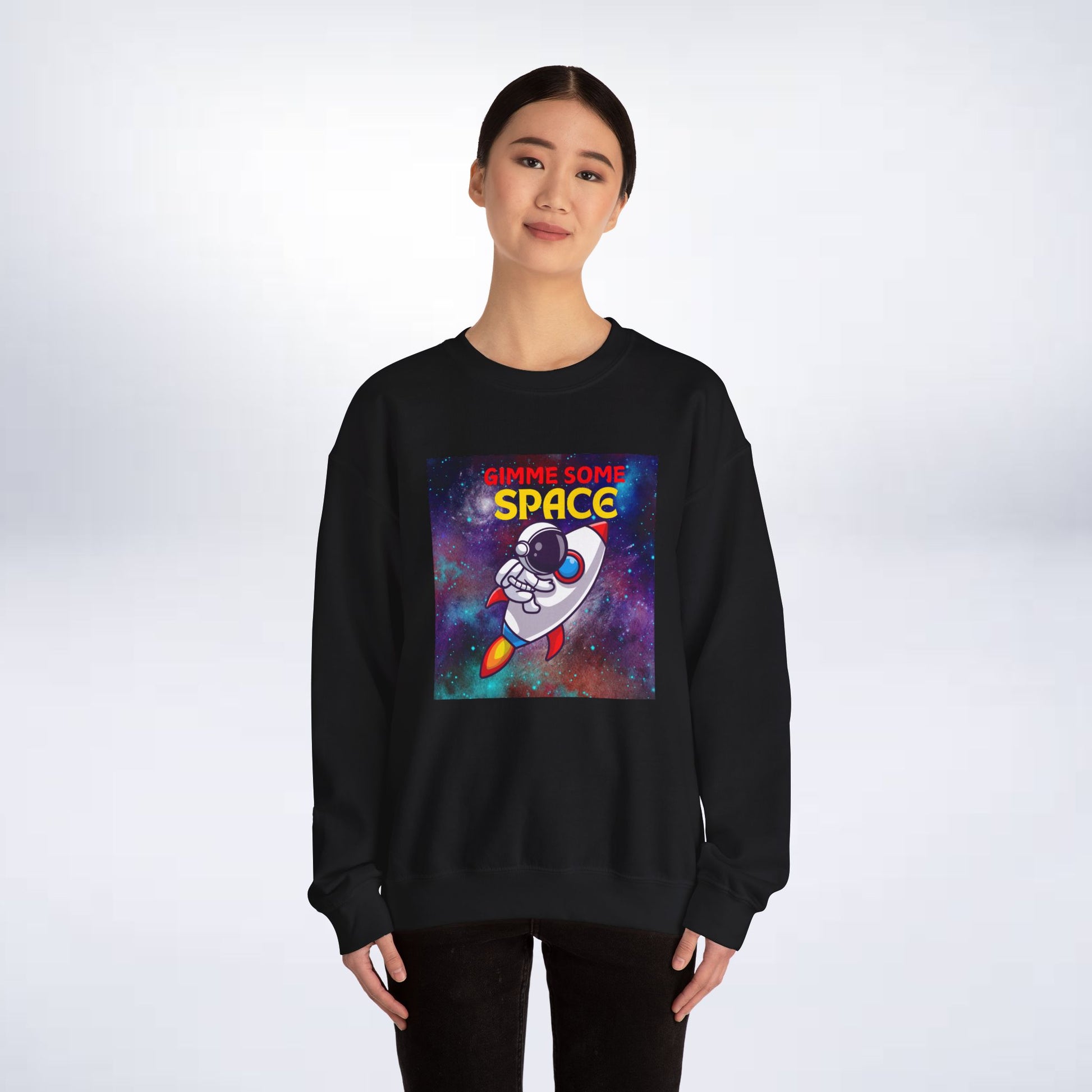 Unisex Space Sweatshirt (Gimme some space) Sleek Tee