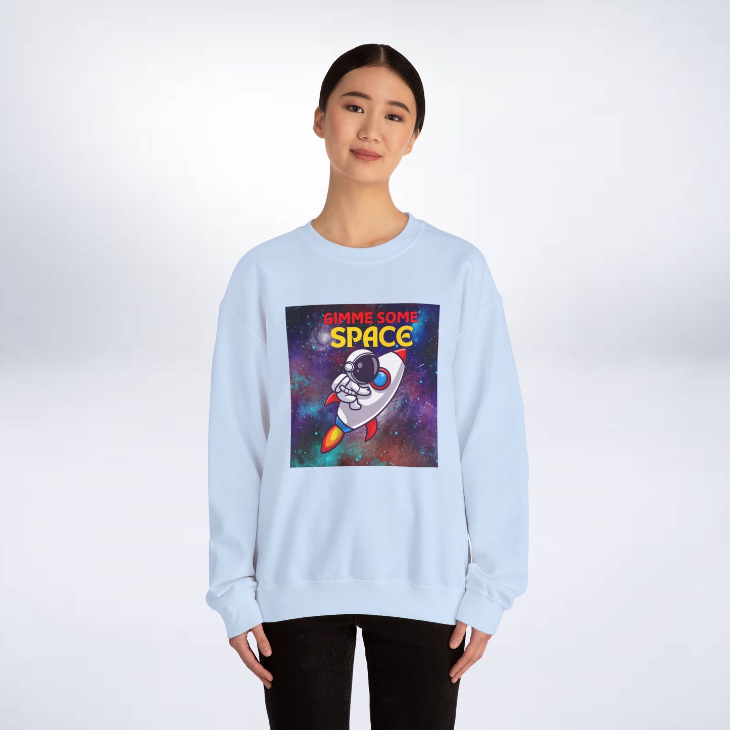 Unisex Space Sweatshirt (Gimme some space) Sleek Tee