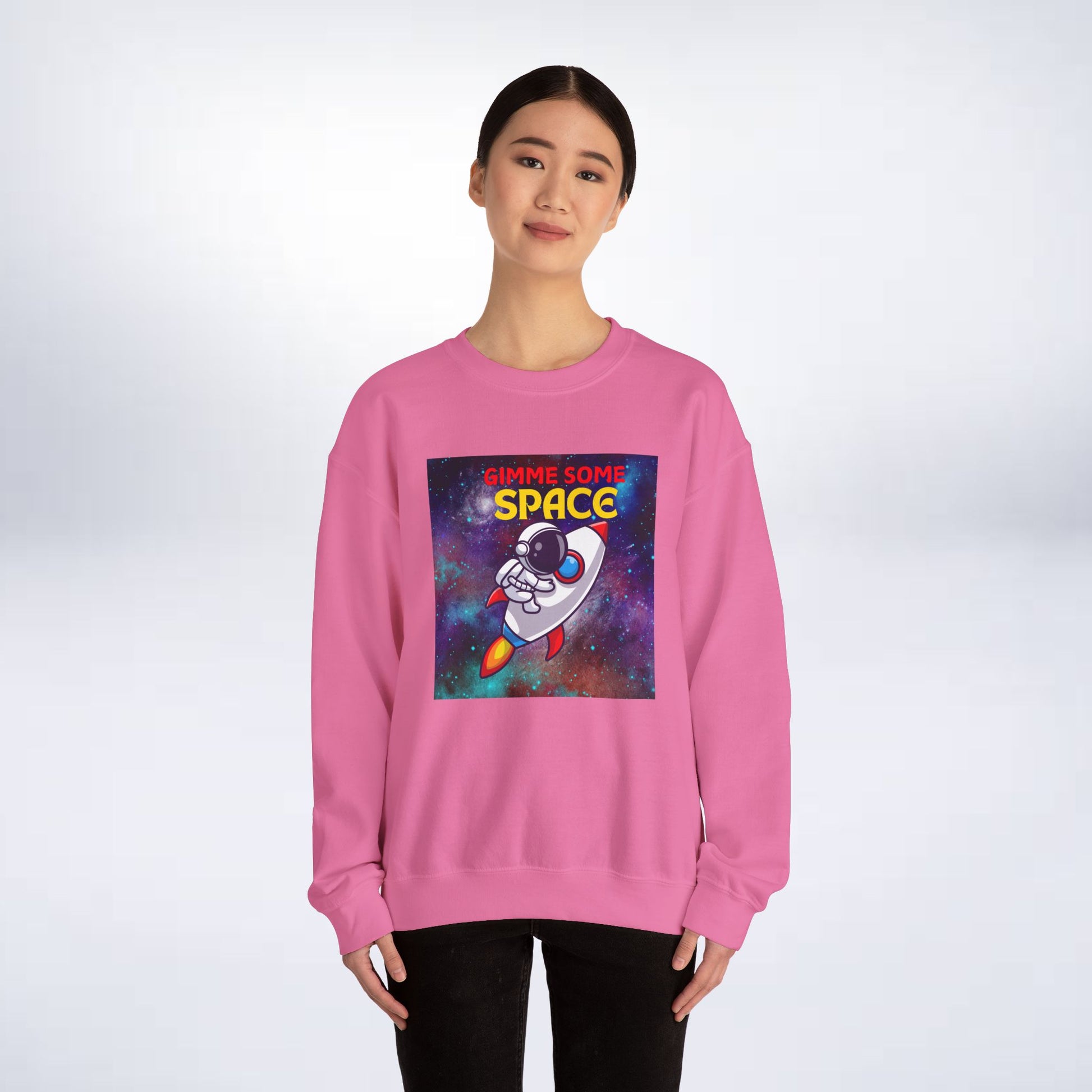 Unisex Space Sweatshirt (Gimme some space) Sleek Tee